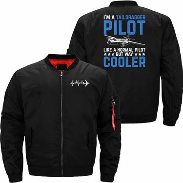 Cool Pilot Design Quote I'm A Taildragger Pilot JACKET THE AV8R